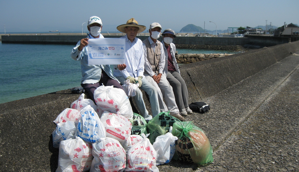 5/30（日）粟井海岸クリーンアップの会が粟井海岸、柳原漁港周辺で清掃活動を実施しました！