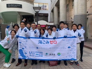 松山市中央倫理法人会が街ゴミ清掃活動を実施しました！