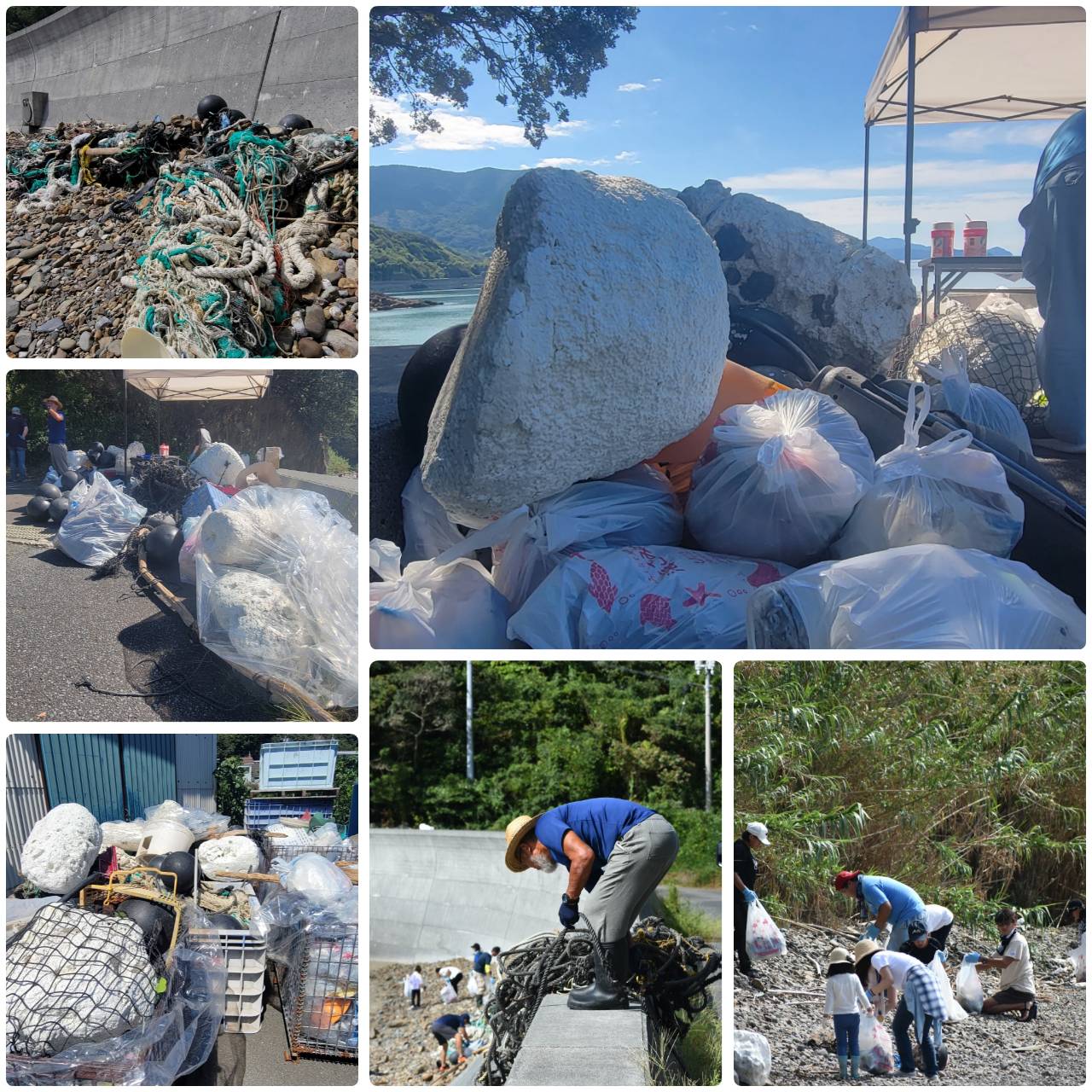 株式会社ダイニチ　宇和海守ろうプロジェクトが愛南町平碆 元越海岸で海岸清掃を実施しました！