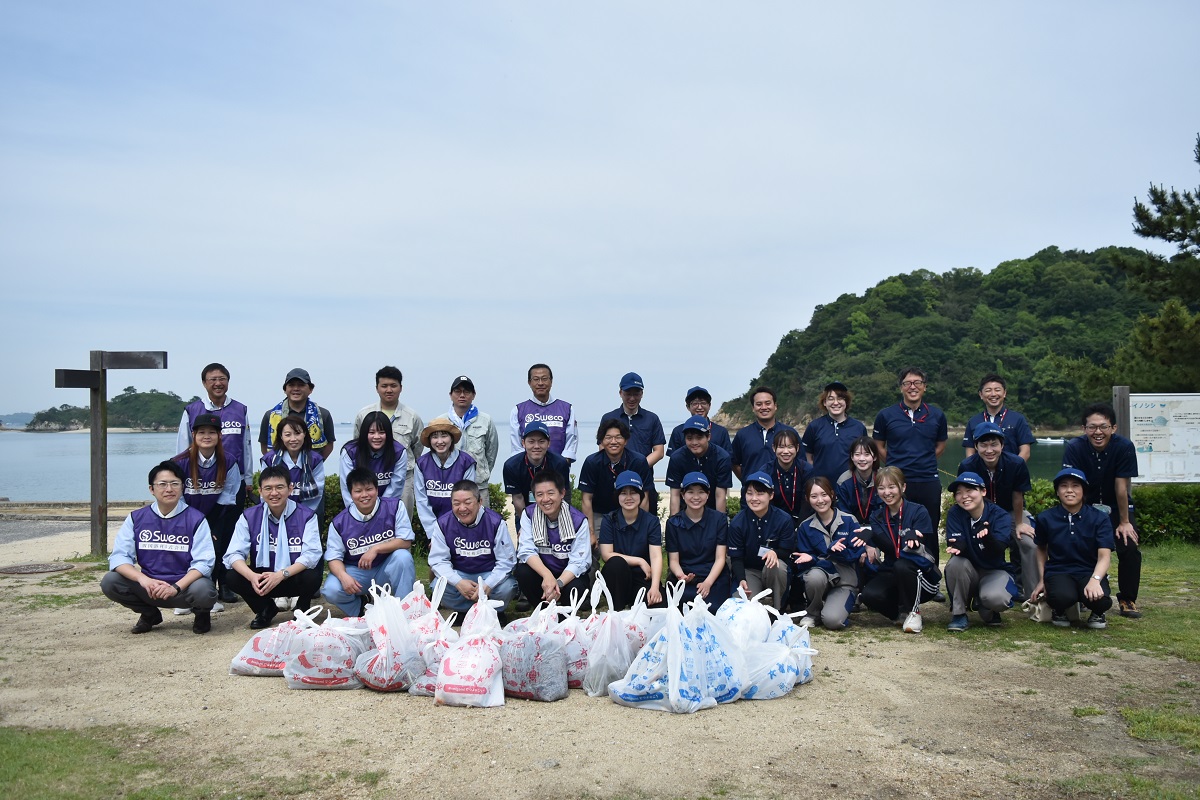 ＪＳＭＥＡ－愛媛隊が今治市大西町九王甲 鴨池海岸公園で清掃活動を行いました！