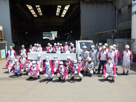 株式会社新来島どっくが今治市大西町新町甲９４５番地 株式会社新来島どっく　大西工場　で清掃活動を行いました！